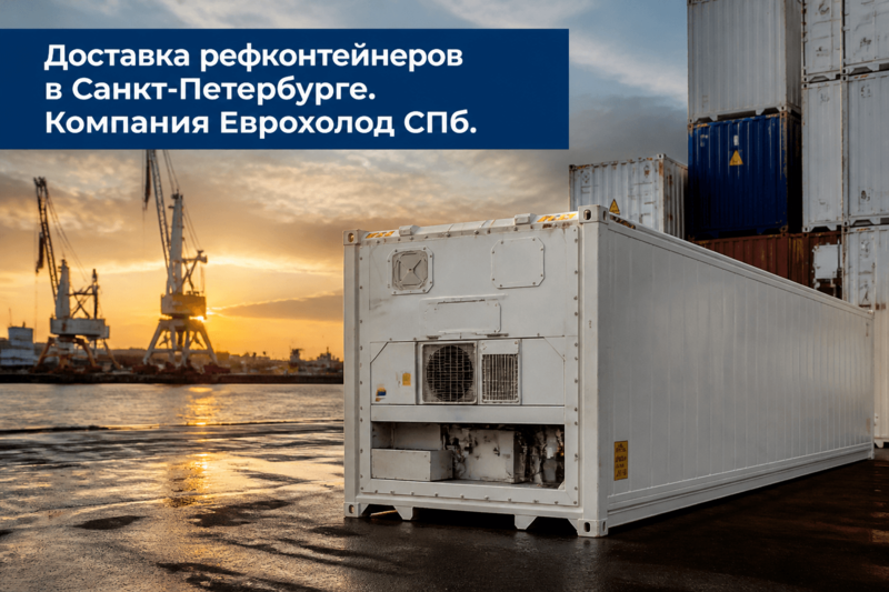 Доставка рефконтейнеров в Санкт-Петербурге