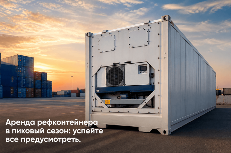 Аренда рефконтейнера в пиковый сезон: успейте все предусмотреть