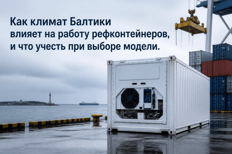 Как климат Балтики влияет на работу рефконтейнеров, и что учесть при выборе модели