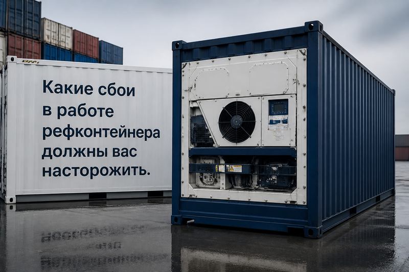 Какие сбои в работе рефконтейнера должны вас насторожить