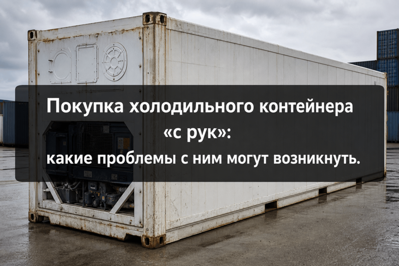 Покупка холодильного контейнера «с рук»: какие проблемы с ним могут возникнуть