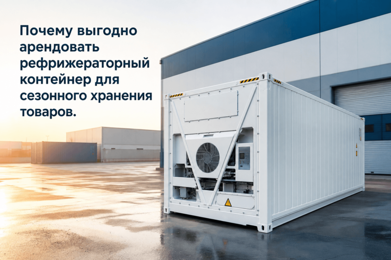 Почему выгодно арендовать рефрижераторный контейнер для сезонного хранения товаров
