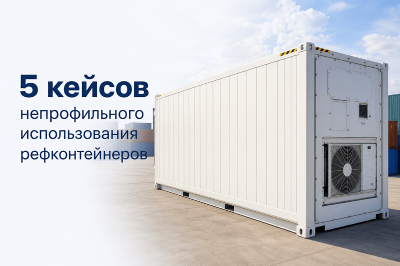 5 кейсов непрофильного использования рефконтейнеров