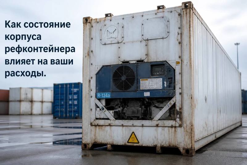 Как состояние корпуса рефконтейнера влияет на ваши расходы